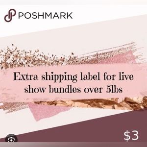 Labels $3.00 Extra Weight